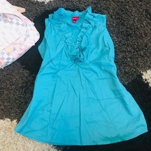 Very cute turquoise top by Merona